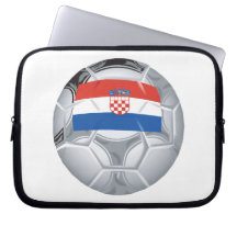Croation Soccer Ball Computer Sleeve