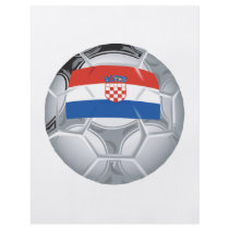 Croation Soccer Ball Custom Flyer