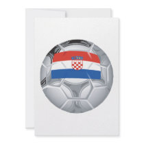 Croation Soccer Ball Custom Invites