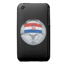 Croation Soccer Ball iPhone 3 Case