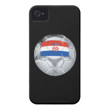 Croation Soccer Ball iPhone 4 Case-Mate Cases