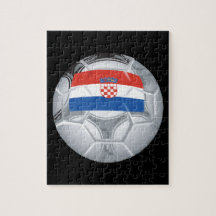 Croation Soccer Ball Jigsaw Puzzle