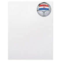 Croation Soccer Ball Personalized Letterhead