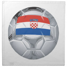 Croation Soccer Ball Napkins