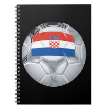 Croation Soccer Ball Notebooks