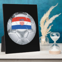Croation Soccer Ball Plaques