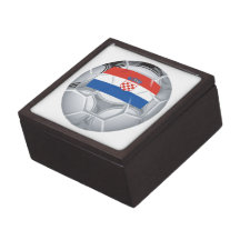 Croation Soccer Ball Premium Jewelry Box