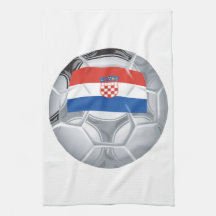Croation Soccer Ball Towels