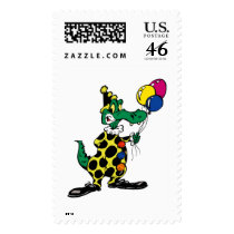 Croc clown postage by Dennis_Holmes Croc clown postage