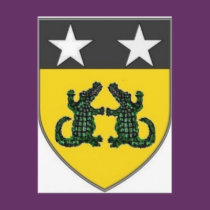 croc coat of arms postcards