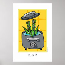 croc pot print