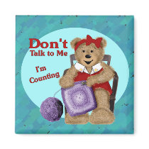 Crochet Bear magnets by nextstopitaly Crochet Bear magnets