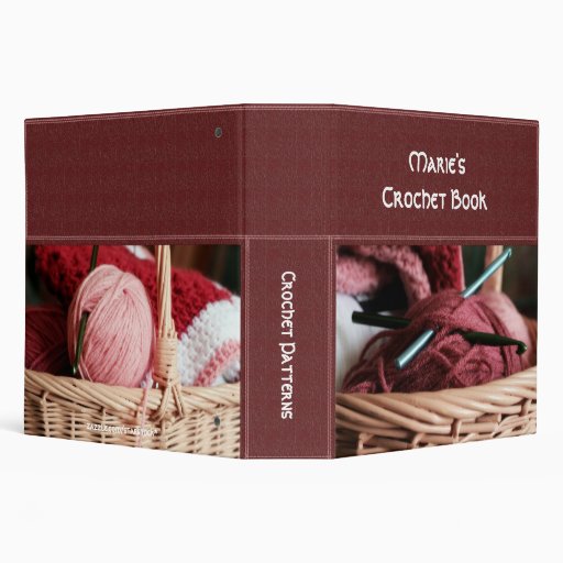 Crochet Binder | Zazzle