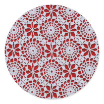 Crochet Design Round Sticker