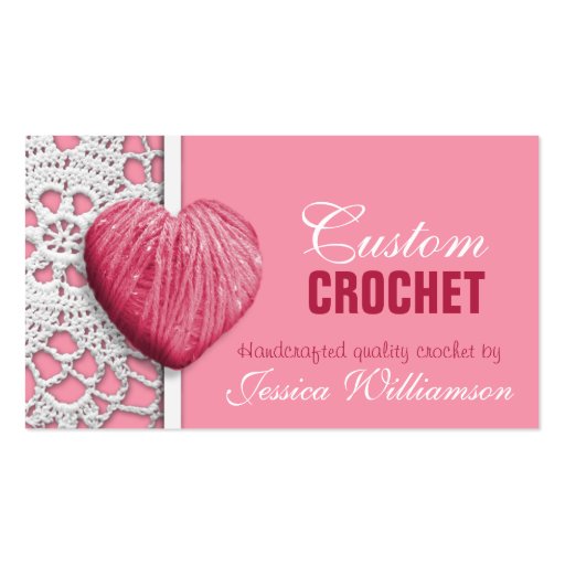 Crochet Business Card Templates Page2 BizCardStudio