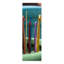 Crochet Hooks in the Garden business cards