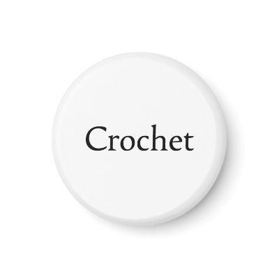 Crochet Butterfly Magnet |