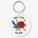 Crochet or Die Tattoo keychains