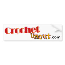Crochet Uncut Bumper Sticker bumper stickers