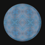 Crocheted Blue Ball Refrigerator Magnets