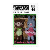 Crocheted Friends Stamps by VGHeebee Crocheted Friends Stamps
