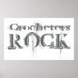 Crocheters Rock Print