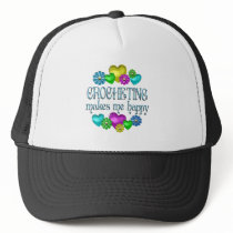 Crocheting Happiness Trucker Hat