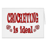 Crocheting is Ideal Greeting Card