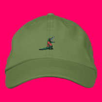 crocobilly two embroidered hats