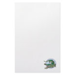Crocodile/Alligator Circle Design Custom Stationery
