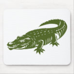 crocodile alligator retro mouse pads