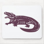 crocodile alligator retro mousepad