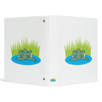 crocodile head in the water binders