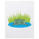 crocodile head in the water custom flyer