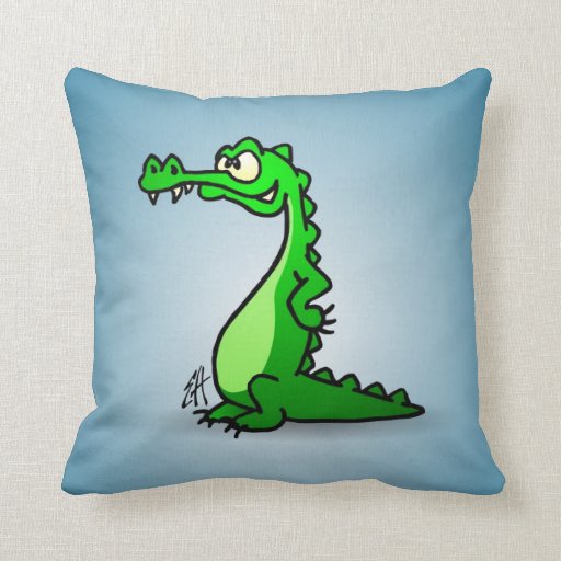 crocodile pillow