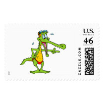 Crocodile* postage by Dennis_Holmes Crocodile* postage