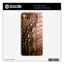 Crocodile Scales Wildlife iPhone 4 Skin