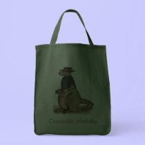 Crocodile Wallaby Tote Bag bags