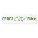 Crocs Rule bumper stickers by ponij7 Crocs Rule bumper stickers