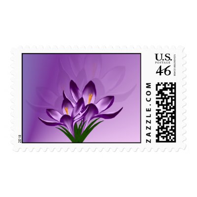 Crocus Plant Postage by Lotacats