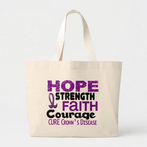 Crohn’s Disease HOPE 3 Canvas Bag