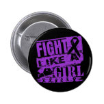 Crohn's Disease BurnOut Fight Like a Girl buttons