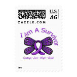 Crohn's Disease Butterfly I Am A Survivor Stamps