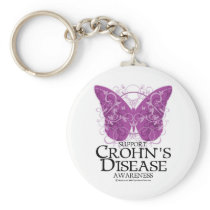 Crohn's Disease Butterfly keychains