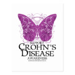 Crohn's Disease Butterfly Post Card