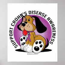 Crohn's Disease Dog Posters