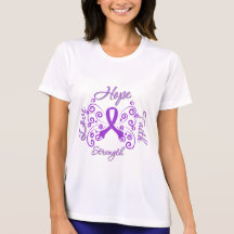 Crohn's Disease Hope Motto Butterfly Tshirt