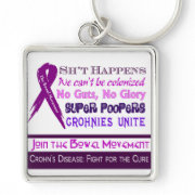 Crohn's Disease Humor keychain