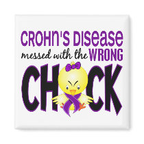 Crohn's Disease Messed With The Wrong Chick Magnets