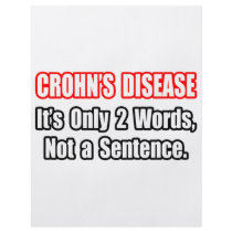 Crohn's Disease...Not a Sentence Flyer Design